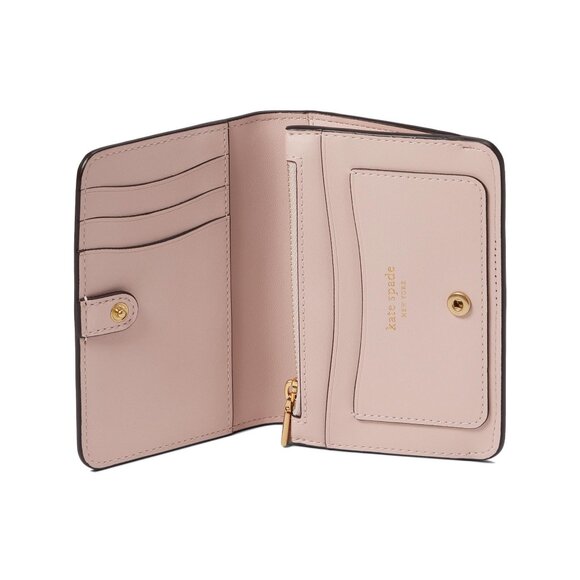 kate spade Ava Pebbled Leather Bifold Card Case Cordovan One Size NWT - Picture 8 of 8